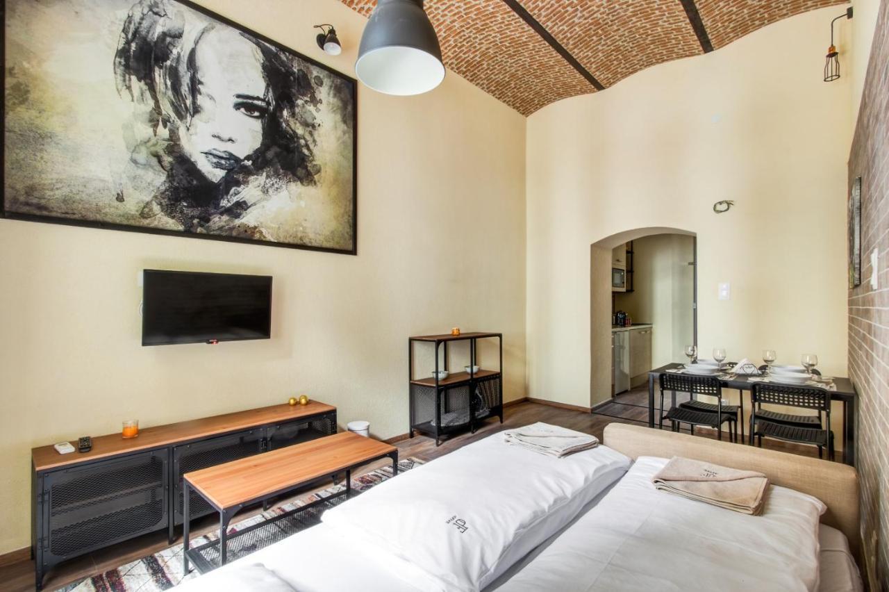 Ferienwohnung d.Five Jewish Quarter Loft Budapest Exterior foto